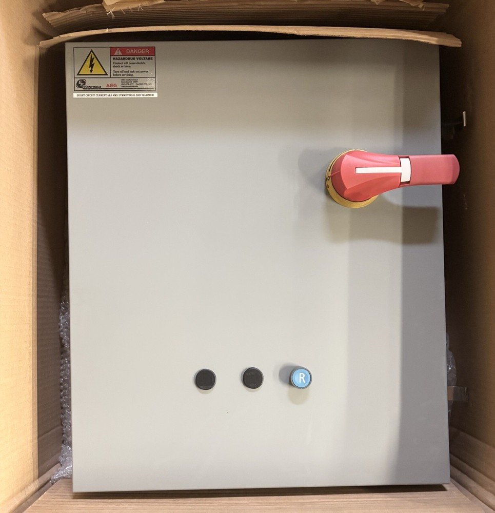 INDUSTRIAL CONTROL PANEL UL LISTED SIZE 1 / 3-PHASE 120V CONTROL VOLT 6.4-32 AMP