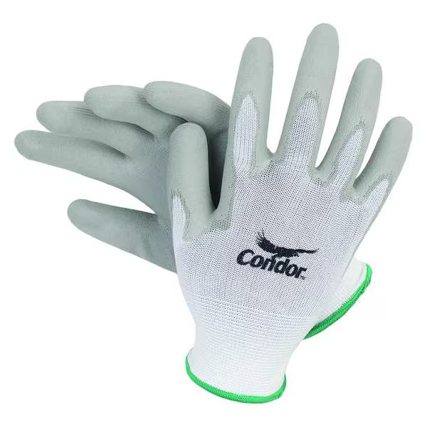 Condor Coated glove, Not Rated Abrasion Level, S 1 PR 60NM41 Condor 60NM41