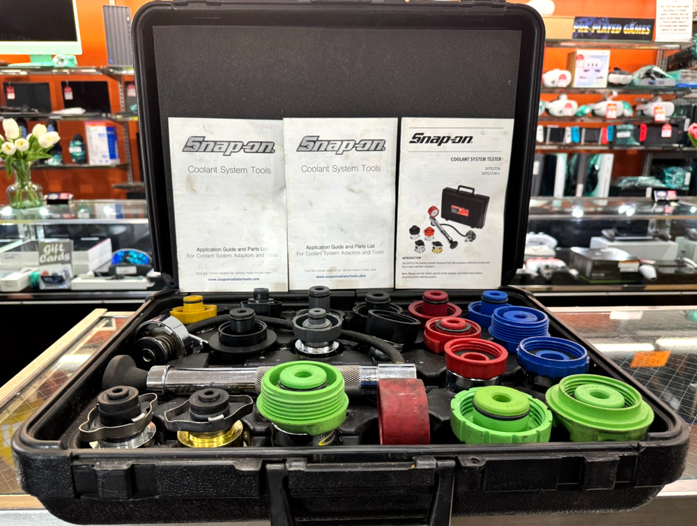 Blue Point Tools USA Cooling System Adaptor Set SVTAB1400A W/Pressure Test Set