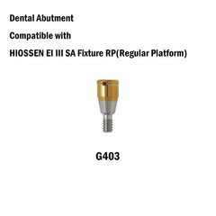 US Hiossen ET Implants Overdenture Regular Locator Abutment & Male Cap Inserts