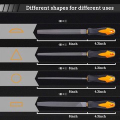 17Pcs File Tool Set with Carry Case,Premium Grade T12 Drop Forged Alloy Steel…