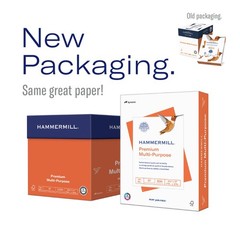 20 lb., Premium Multipurpose Copy Paper, 8.5″ x 11″, 5 Ream, White – 105910C