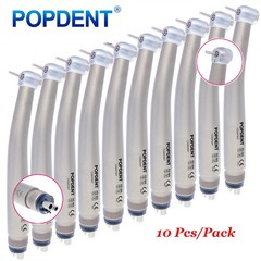 10pcs POPDENT NSK PANA MAX Style Dental High Speed Handpiece Push Button 4 Hole