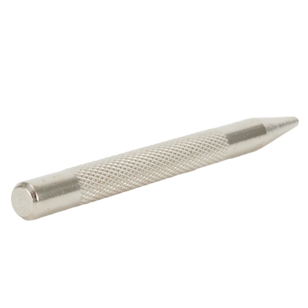 1pc 3.7 94mm Knurled Center Punch Hardened Carbon Steel Spot Dot Center Tool