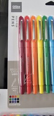 12 Pens Office Depot® Brand Felt-Tip Porous Pens Medium Point 1.0 mm Assorted
