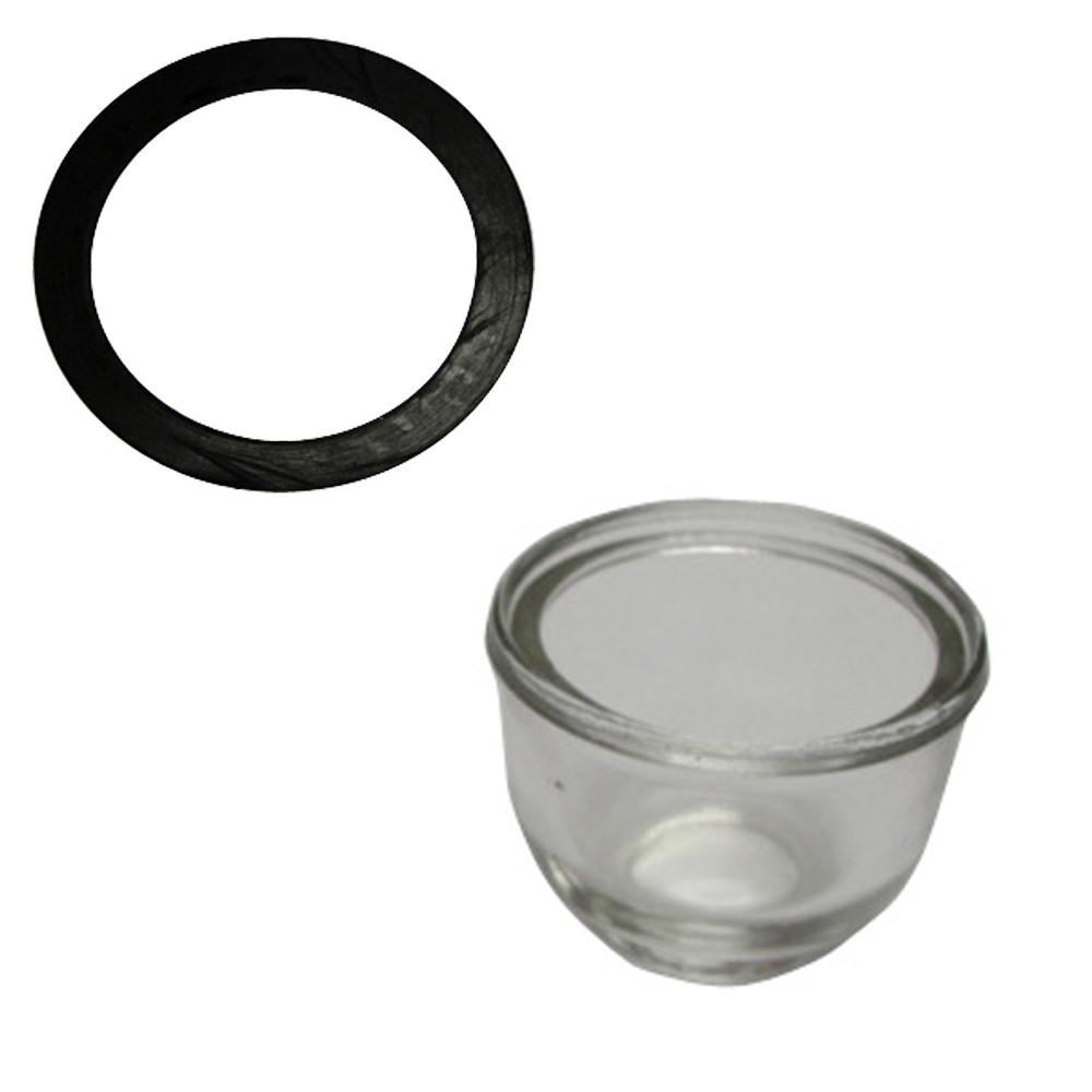 Sediment Bowl & Sediment Bowl Gasket (Rubber-Vinyl) Fits Ford/New Holland