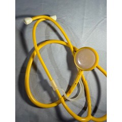 Lot of 2 Yellow Dual Head Stethoscopes Southwest Baptist University SBU Medical