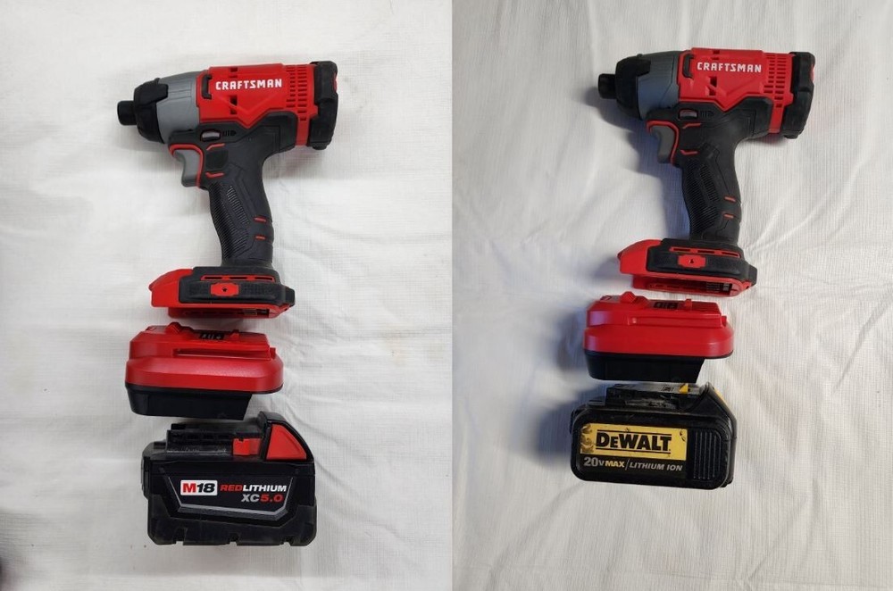 Craftsman V20 Tool to M18 or 20v Dewalt Battery adapter