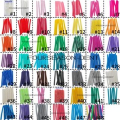 1000Pcs/Pack Dental Orthodontic Elastics Rubber Bands Ligature Ties 48 Colors