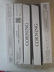 5 Corning CLEANER-PUSHLOK Fiber Optic Connector Cleaner Evolv Pushlok OptiTap