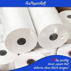 40 ROLLS SHARP ER A-320 330 440 460 470 44mm 1.75 CASH REGISTER TAPE PAPER ROLL