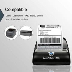 4″x6″ Direct Thermal Shipping Labels 220/Roll Compatible 1744907 Dymo 4XLPrinter
