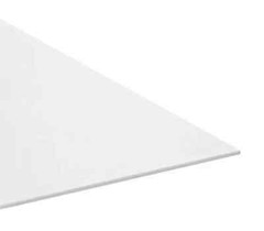 Plastic Sheet LDPE 1/8 Inch Thick x 24 Inch L x 12 Inch W Off-White Opaque NEW
