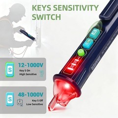 Voltage Tester,Non Contact Voltage Tester PenBlue | For Live/Null Wire Judgme…