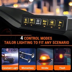 4/6/8/12 Gang Wireless Switch Panel LED Touch Switch Remote Control Circuit Box