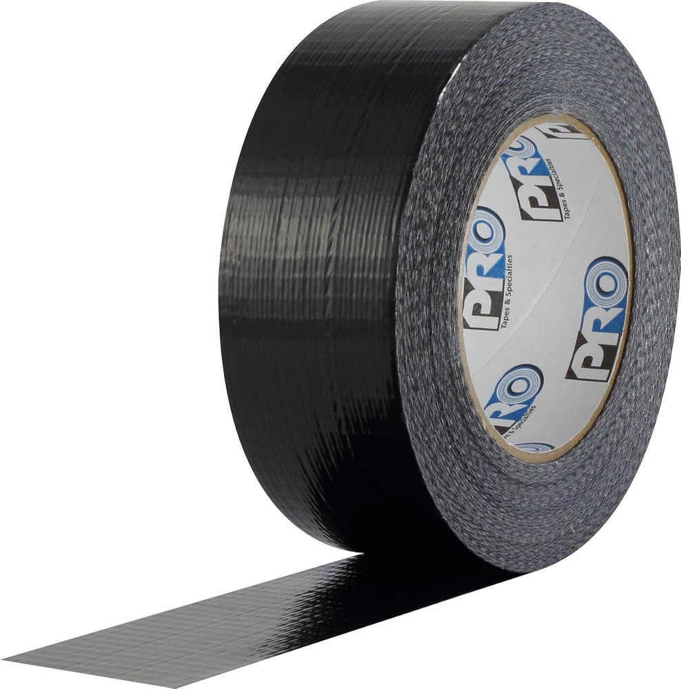 tapes Duct 100 Pe-Coated Cloth Economy Duct Tape, 60 Yds Length X 3″ Width, Bla