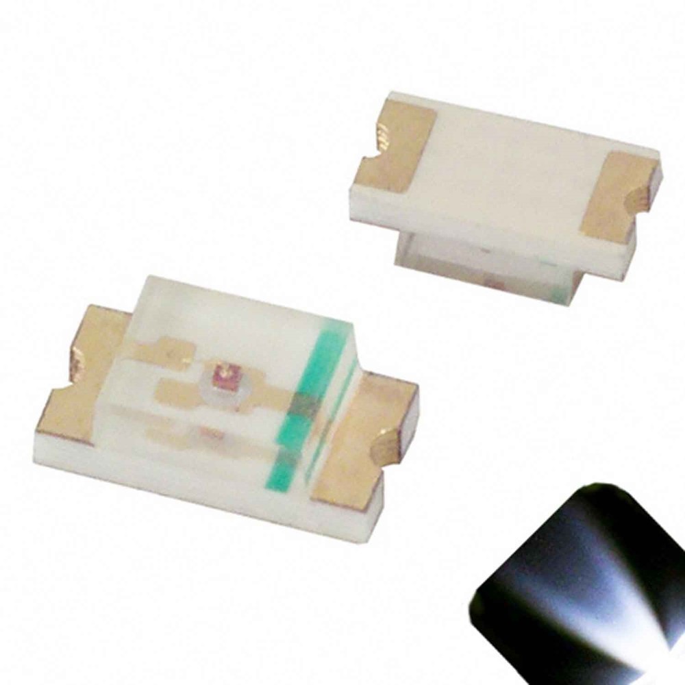 50 x LED 1206 Cool Clear White SMD LEDs SMT Lights Super Ultra Bright Car RC PC