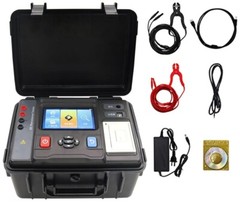 DC Resistance Tester Meter with Range 10.0uΩ to 1000.0KΩ Resolution 0.1uΩ 20A