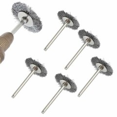 50pc Stainless Steel Wire Brush Fit Dremel Rotary Tool Die Grinder Removal Wheel