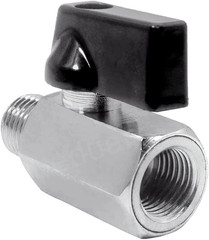 Beduan 1/4″ Brass Mini Ball Valve NPT Female x Male Shut-Off Valve