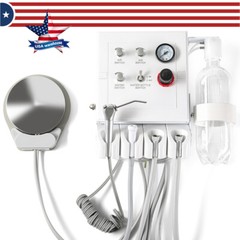 Portable Dental Turbine Unit Air Compressor/High&Low Speed Handpiece Kit 2/4Hole