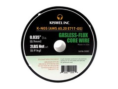 (Made In USA) K-NGS E71T-GS .035in. Dia 2lb Gasless-Flux Core Wire Welding Wire