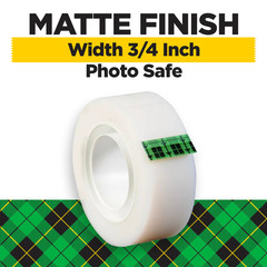 Scotch Magic Tape [Invisible Matte Finish]: 3/4 in. x 1000 in. *10-pack