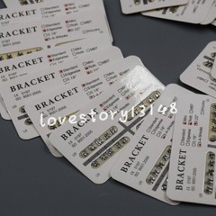 10/20/50 Packs Mini/Standard 018/022 Slot Dental Orthodontic Separable Brackets