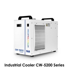 CW-5200DG / DH Water Chiller 100W 130W 150W 180W CO2 Laser Tube FDA