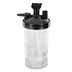 3 Salter Bubble Humidifier Bottles 350mL for Oxygen Concentrators with Lid 6 PSI