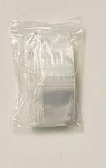 1000 Bags Ziplock BAGS 1.5”X 1.5”- CLEAR Mini Plastic Bags A