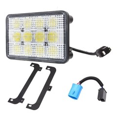 2x LED Head Light For Ford New Holland TRACTOR 5640, 6640, 7740, 7840 81869813