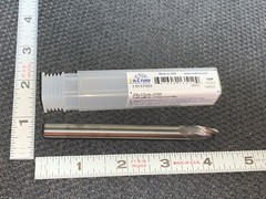 Corner Radius End Mill 3/8″ Dia 1/2″ cut 0.0150″ Radius, 2FLUTE Solid Carbi USA