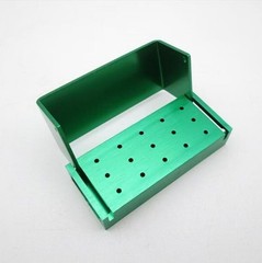Dental Bur Holder Block Disinfection Box 10/15/16/24/30/56/100/142/152 Holes