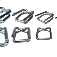 Wire buckle A8 for BulkStrap85, 1″ galvanized steel, 250 pcs in a box