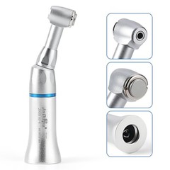 AZDENT Dental 1:1 Slow Low Speed Contra Angle Handpiece Push Button/Latch E-Type
