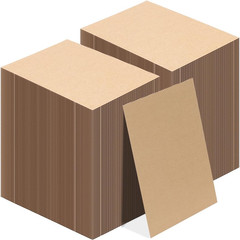 5X7 Corrugated Cardboard Sheets Set of 200, Flat Card Boards Inserts for Craf…