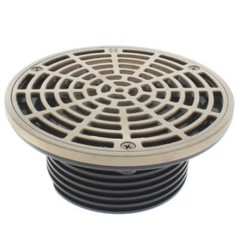 Sioux Chief 832-4HNR Finish Fixture for Adjustable Floor Drain PVC Round 6-1/2 I