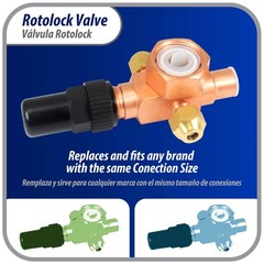 Appli Parts APRV-VA06 Rotolock Valve V06 1 in x 1/2 in ODF solder connection Uni