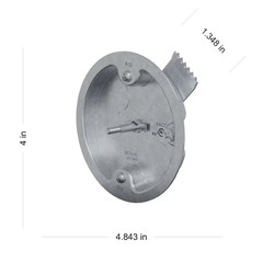 Hubbell RACO Galvanized steel Old work Ceiling pans Electrical Box