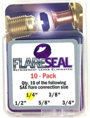Ductless Mini Split or AC FlareSeal 1/4″ stop Leak 10 Pack Flare Seal FS04-10PK