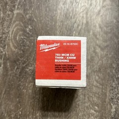 Milwaukee Tool 49-16-B750c 750 Mcm Copper Thhn / Xhhw Bushing For M12 , M18 New