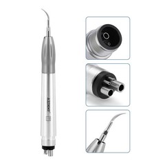 AZDENT Dental Ultrasonic Air Perio Scaler Handpiece 4 Hole 3 Tips G1 G2 G4