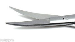 Iris Scissors Straight and Curved 4.5″ Surgical Dental Veterinary Tools Set of 2