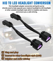 Alpha Rider Hid To Led Headlight Conversion Wiring Kit Headlight Adapter