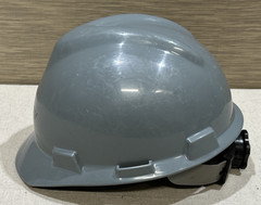 Entergy Nuclear Gray V-Gard MSA Hard Hat – Medium