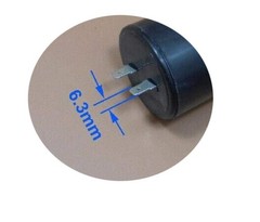 CBB60 Capacitor 250VAC 250V AC 100uF 100MFD, Black, 50/60Hz UL Listed