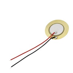 Ruiwaer 12PCS 27mm Piezo Disc Element Sensor with Wire, Piezoelectric Pickup…