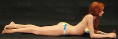 Adult Female Fiberglass Laying Down Sexy Full Body Realistic Mannequin