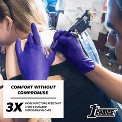 Indigo Nitrile Gloves XL 1000 Count Disposable Powder Free Cleaning Supplies